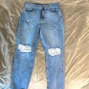 FashionNova ripped denim pants